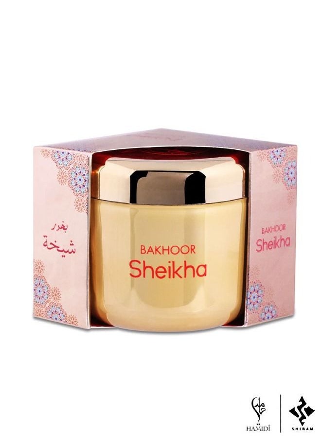HAMIDI - Luxurious Arabic Home Fragrance Set - Sheikha Bakhoor 70gm + Sheikha Oud Muattar 50gm (Incense) - Image 1