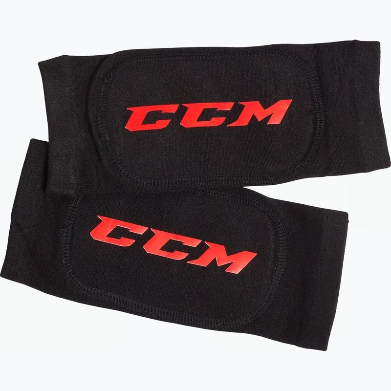CCM Hockey Lace Bite Protector, PU Gel Pad Insert, Polyester Sleeve, Ankle Coverage, Black, OSFA - Image 3