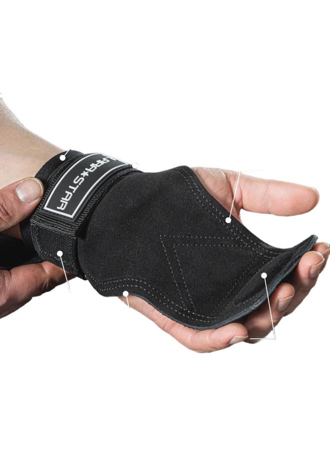 LAURASTAR Laura Star Pull-Up Assist Band, Grip Band, Fitness Gloves, Chin-Up, Deadlift, Palm And Wrist Support, For Men And Women, Auxiliary, Black - Image 2