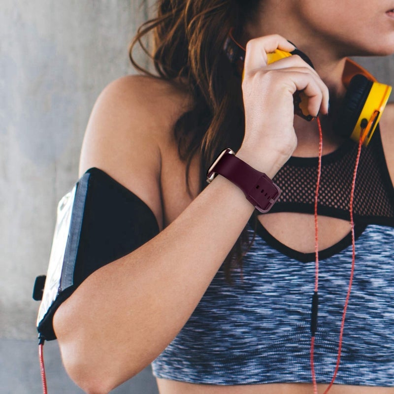 erorex For Apple Watch Series 10 46Mm Pin Buckle Silicone Watch Band( Red) - Image 5