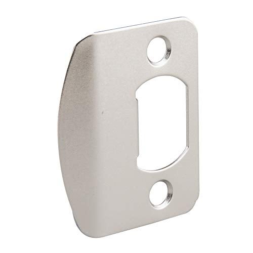 EZ-FLO 57864 Universal Door Strike Plate with Screws, 2-1/4 inch x 1-7/16 inch, Satin Nickel, 2 Pair - Image 4