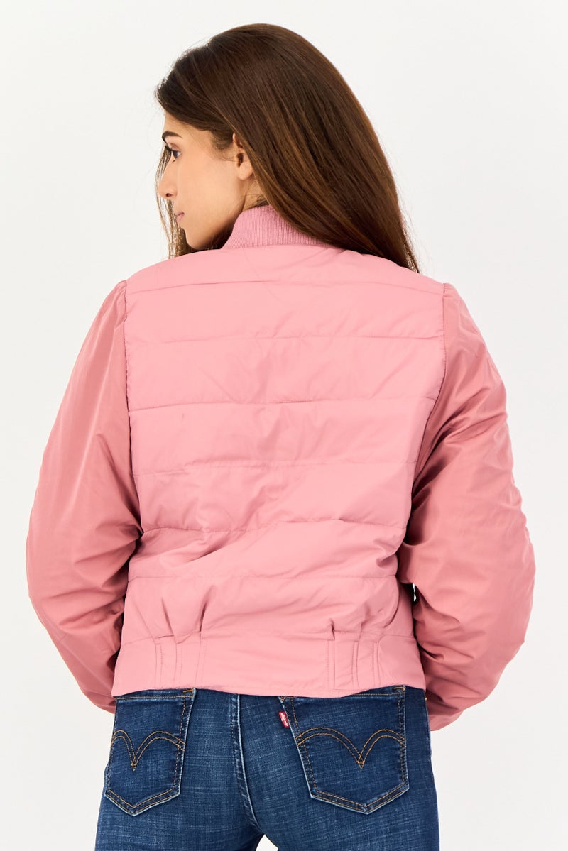 Andrew Marc Women Quilted Jacket, Pink - Image 3