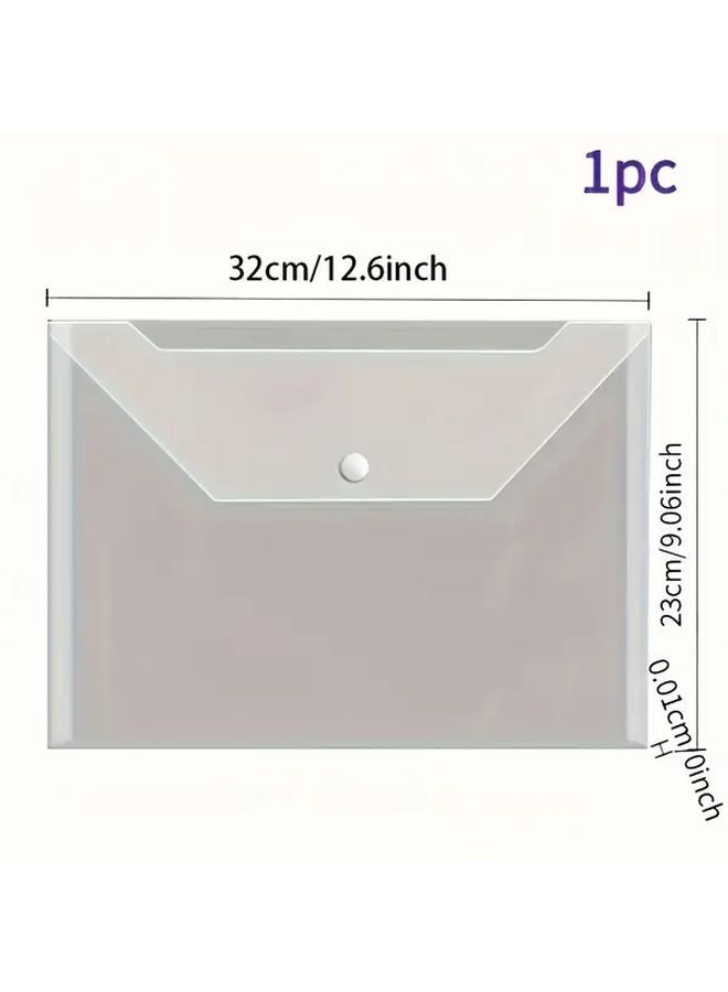 Transparent Expanding File Folder 25 Pocket Document Organizer A4 Letter Size - Image 1