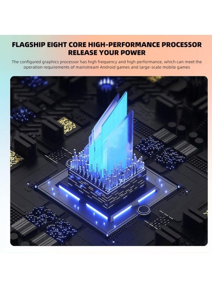 AROAQ P71 Gaming Tablet, 800mah Battery Wifi Tablet With 3 Cameras, Octa Core Processor Large Screen Android Tablet, Lightweight Portable Touch Pad For Movies Gaming, (Black And Silver, 4GB RAM And 32GB ROM) - Image 3