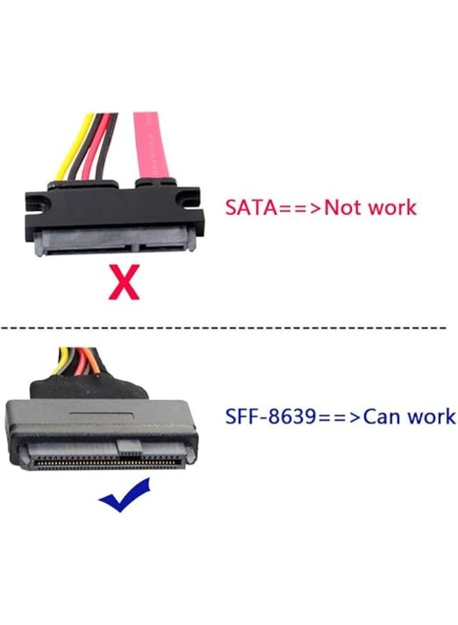 محول SFF-8639 NVMe U.2 إلى NGFF M.2 M-Key PCIe SSD – ترقية للوحة الأم لأقراص NVMe PCIe - Image 3