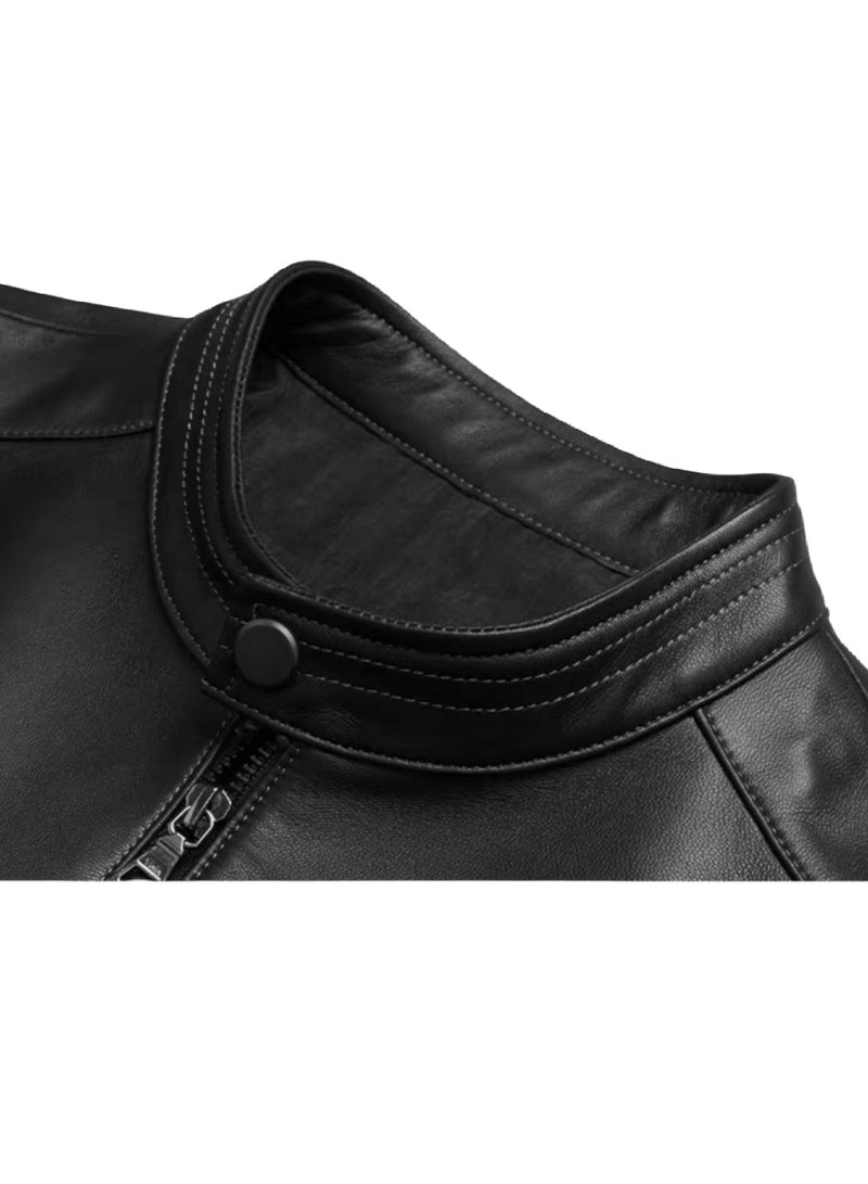 Top Leather (C26) Jacket Mens Lambskin Leather Jacket Casual Style Fashion Leather Jacket Men - Image 2