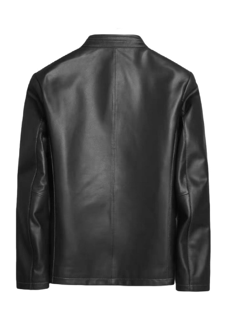 Top Leather (C26) Jacket Mens Lambskin Leather Jacket Casual Style Fashion Leather Jacket Men - Image 3