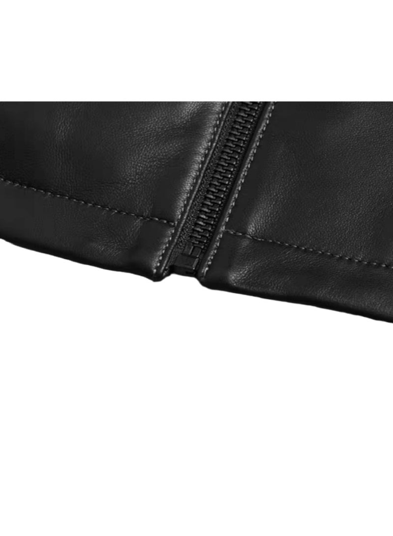 Top Leather (C26) Jacket Mens Lambskin Leather Jacket Casual Style Fashion Leather Jacket Men - Image 4