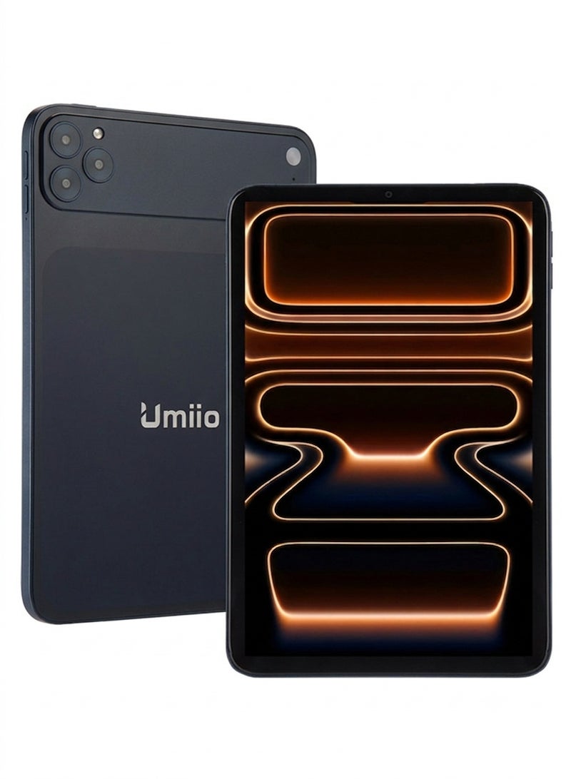 أوميو جهاز لوحي ذكي 17 Pro Max بشاشة HD مقاس 10.1 بوصة مع لوحة مفاتيح وماوس بلوتوث، ذاكرة RAM سعة 16 جيجابايت، ذاكرة تخزين داخلية 1 تيرابايت، شريحتي اتصال، يدعم شبكة 5G، نظام أندرويد، كاميرا بدقة 16+8 ميجابكسل، واي فاي، GPS، جهاز لوحي نحيف مناسب للأطفال -أزرق - Image 1