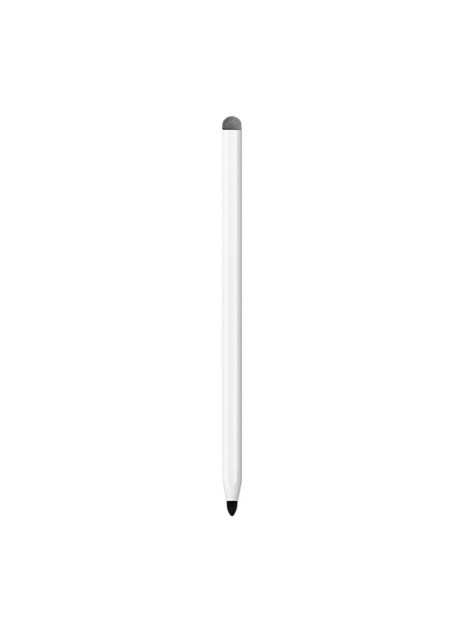 Loquat Two-in-one Fiber Fine Pen Stylus Painting Pen For Mobile Phone Tablet Touch Touch And Other Manufacturers Wholesale-Color:White  - Image 1