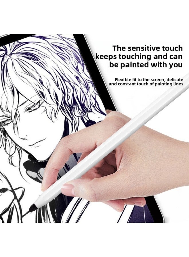 Loquat Two-in-one Fiber Fine Pen Stylus Painting Pen For Mobile Phone Tablet Touch Touch And Other Manufacturers Wholesale-Color:White  - Image 4