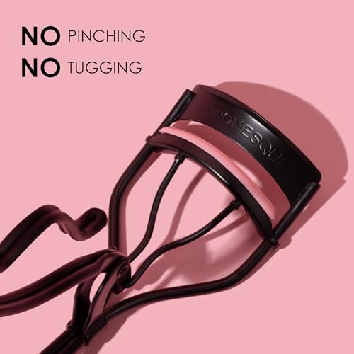 JAPONESQUE Professional Volumizing Lash Curler for Natural & False Lashes on Most Eye Shapes and Large Eyes, 1 Refill Pad, Holds Curl up to 8 Hours - Image 2