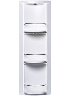 Primanova Primanova 360 Degrees Rotating Corner Caddy With 3 Shelves, White - So1  - Image 4