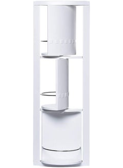 Primanova Primanova 360 Degrees Rotating Corner Caddy With 3 Shelves, White - So1  - Image 3