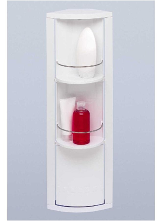 Primanova - Primanova 360 Degrees Rotating Corner Caddy With 3 Shelves, White - So1 - Image 1