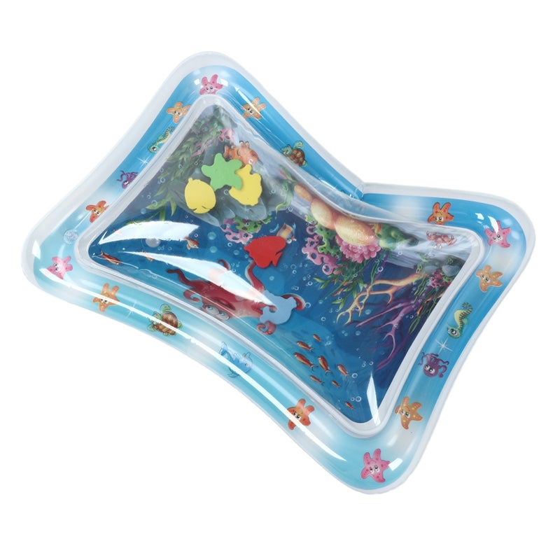 Baby Water Mat Inflatable Leakproof PVC Tummy Time Portable Water Playmat for Infant Toddler Octopus Style - Image 3