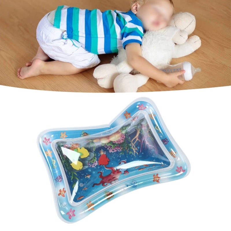Baby Water Mat Inflatable Leakproof PVC Tummy Time Portable Water Playmat for Infant Toddler Octopus Style - Image 4