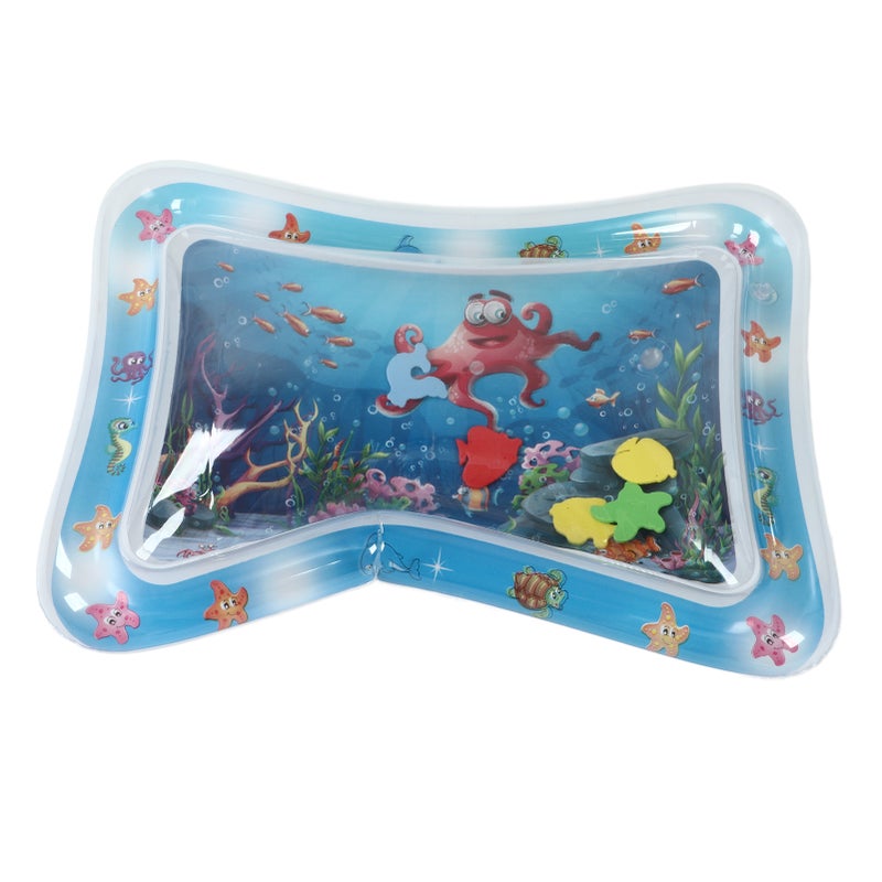 Baby Water Mat Inflatable Leakproof PVC Tummy Time Portable Water Playmat for Infant Toddler Octopus Style - Image 2