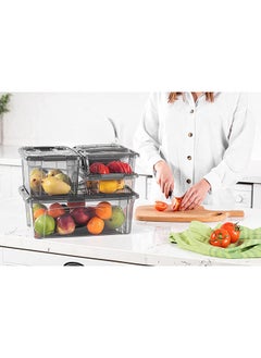 Orchid Foly Life Plastic Storage Container With Lid  - Image 3