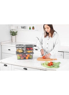 Orchid Foly Life Plastic Storage Container With Lid  - Image 2