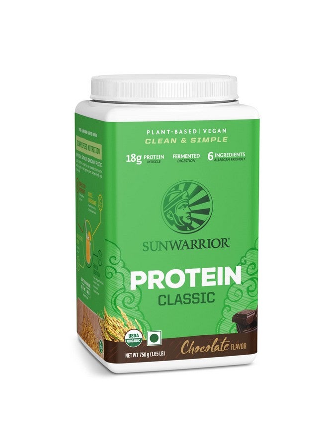 Sunwarrior Vegan Classic Plant Protein - 750 g (Chocolate) - Image 2
