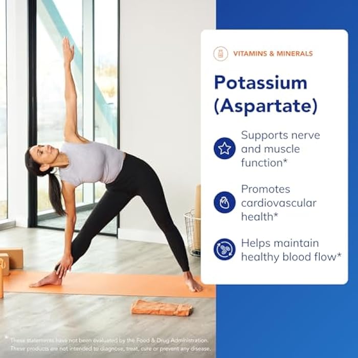 Pure Encapsulations Potassium (Aspartate) | Hypoallergenic Supplement to Support Nerves, Muscles, Blood Flow, and Cardiovascular Health | 90 Capsules - Image 3