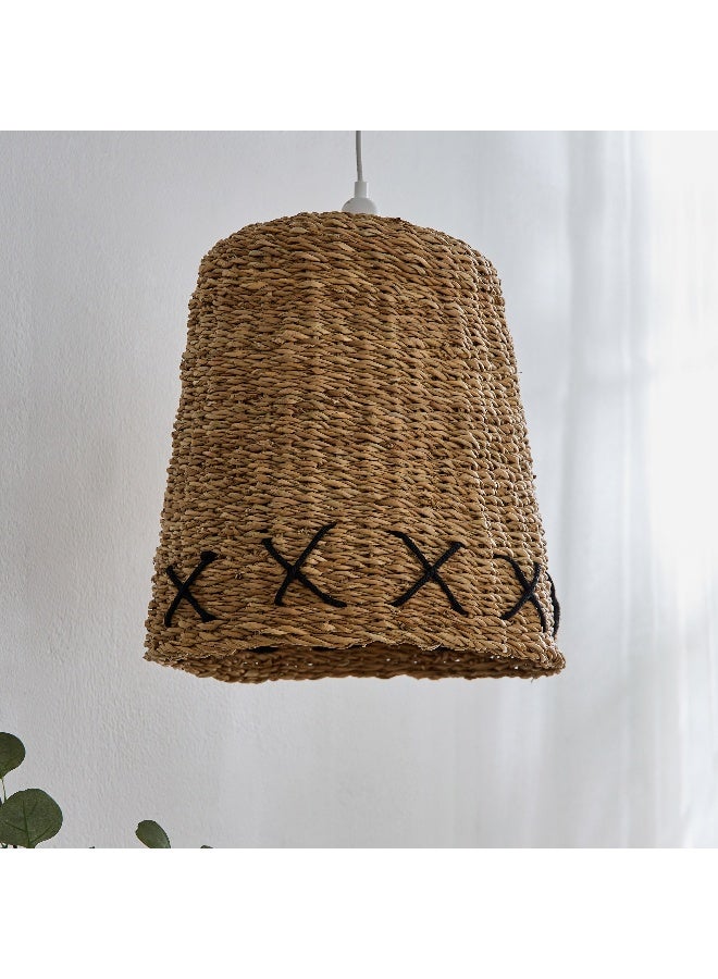 Home Box ظلة مصباح راتان ناتشورالوم - 37x37x38 سم - Image 1