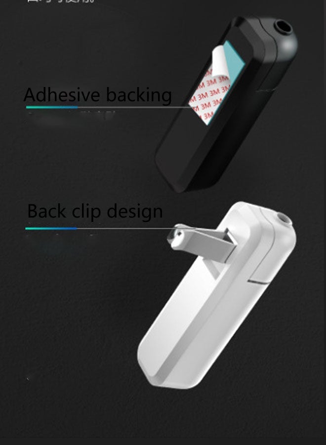 جهاز تنقية الهواء والترطيب، ناشر الزيوت العطرية الذي يعمل بالطاقة عبر منفذ USB، معطر هواء صغير محمول، مناسب للاستخدام في السيارة والمنزل والمكتب وغرفة النوم. (أبيض) - Image 4