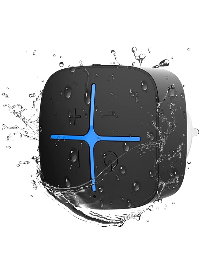 Excefore Waterproof Bluetooth Speaker Ip65 Mini Shower Speaker Lightweight Portable Speakers For Travel Pool Beach Biking Kayak Gifts For Men Women - Image 1
