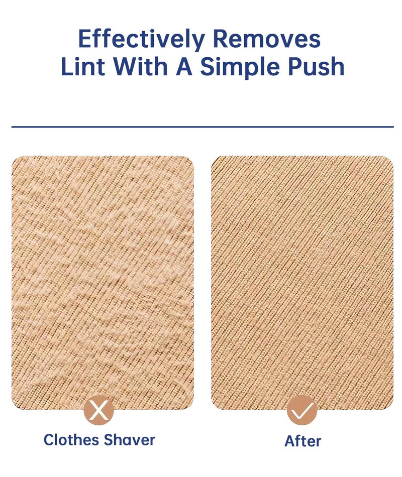 Yomeie Fabric Shaver, Electric Lint Remover, Lint Shaver for Clothing & Furniture, Sweater Shaver & Pilling Remover, Depiller Effectively Remove Pills, Lint, Fuzz from Couch - Battery Operated - Image 2