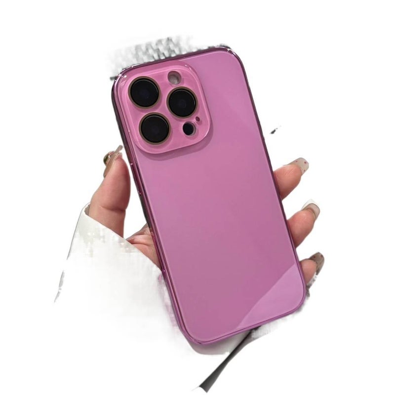 غطاء واقي بGlass لـ iPhone 11 مع حماية من السقوط وتغطية كاملة مع مقاوم للصدمات مع ملمس ناعم مع مقاوم للخدش باللون Silver للمدرسة للهدايا للاستخدام الخارجي - Image 4