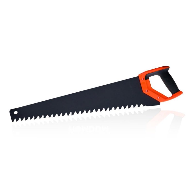 Veltrix - Carbide Tipped Teeth | AAC/Concrete Hand Saw | Cuts Siporex, Aerated Blocks, Bricks, Cement | TCT Blade with Ergonomic PVC Handle (24" - 600mm) - Image 1
