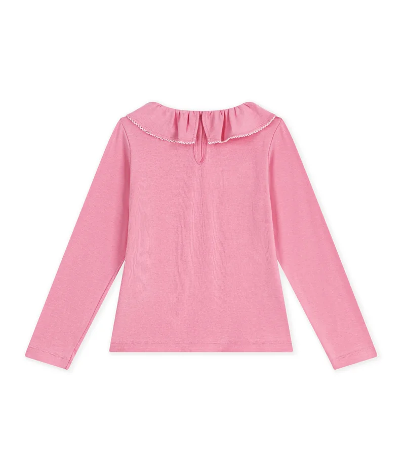 بيتي باتو Children's Long-Sleeved Plain T-Shirt With A Collar