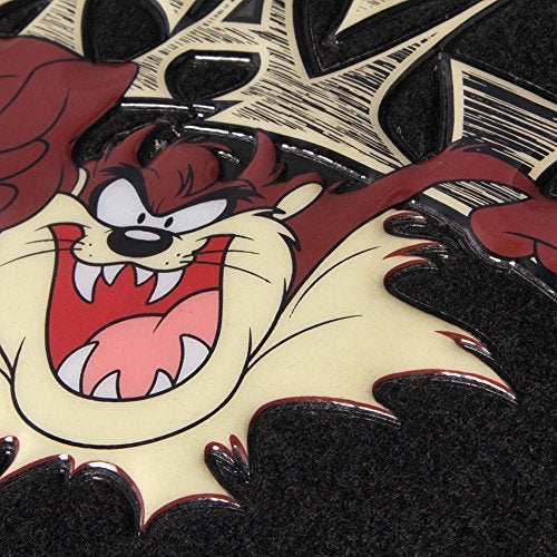 BDK Warner Bros Looney Tunes Tazmanian Devil Universal Fit Car Accessories 4pc Set Carpet Floor Mats - Front 26"x16.5", Rear 14"x16.5", No-Slip Grip Car Mats - Image 5