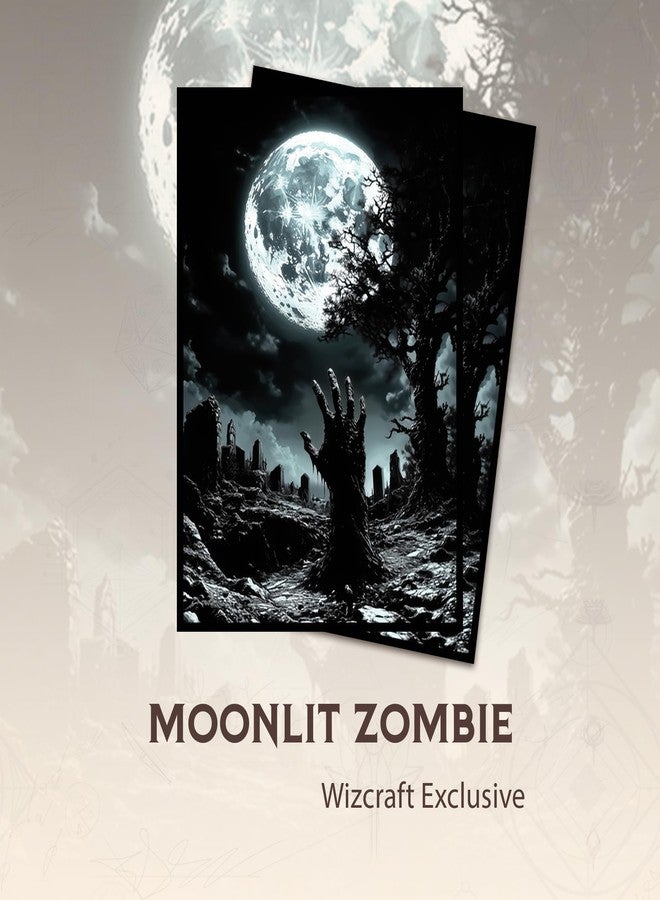 Paramint Moonlit Zombie MTG Card Sleeves (Smooth) - 104 Count Standard Size TCG Sleeves - Compatible with Magic The Gathering - Double Sleeving - Original Art Design, Premium Protection - Image 2