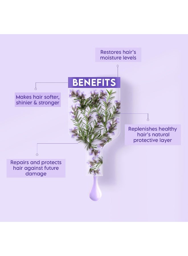 Clensta Rosemary Hair Fall Control Mask With Biotin For Reducing Hair Fall, Dandruff, Strengthens Hair & Daily Use All Hair Types Men & Women Sulfate & Paraben Free 200 Gm,1 Count - Image 5