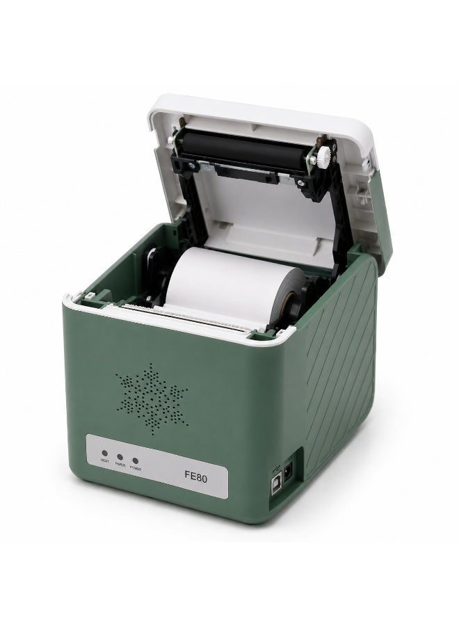 BASEET BAS-180 Compact USB Thermal Receipt Printer for Restaurants Cafes Supermarkets & POS Systems - Image 2