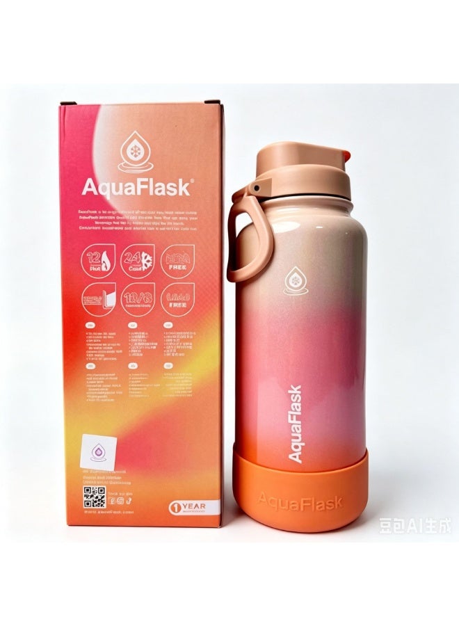 AquaFlask Stainless Steel Water Bottle - Image 1