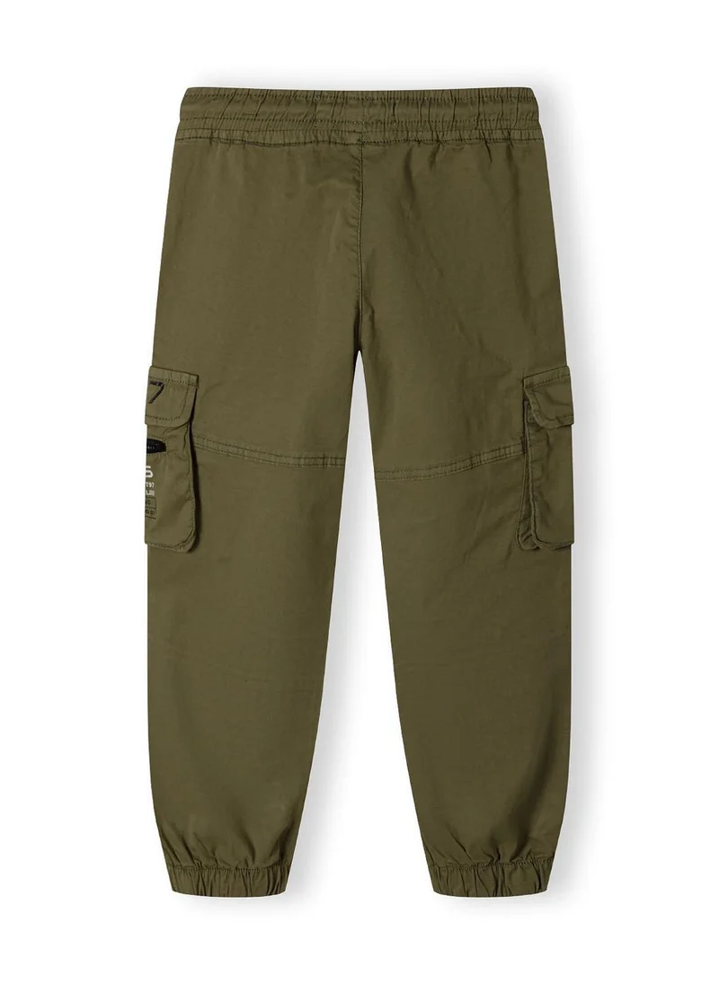 MINOTI Teen Boys Cargo Trousers with Zipped Pockets and a Print