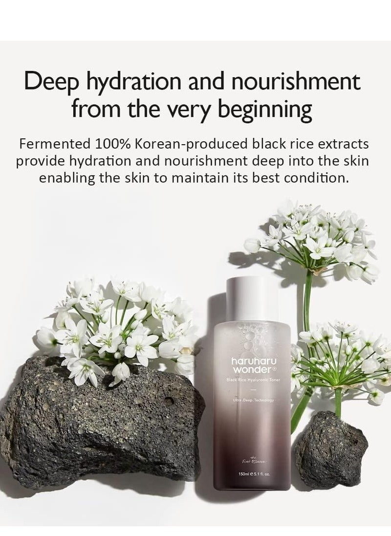 haruharu Wonder - Haru Haru Wonder Black Rice Hyaluronic Toner,150 ml - Image 1
