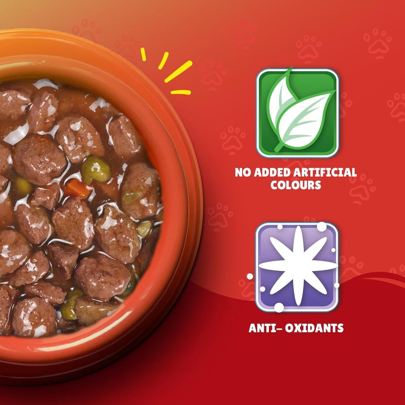 Friskies بوريانا فريسكيز لحم الضأن وديك رومي وخضروات (400 جرام، عبوة من 24) - Image 3