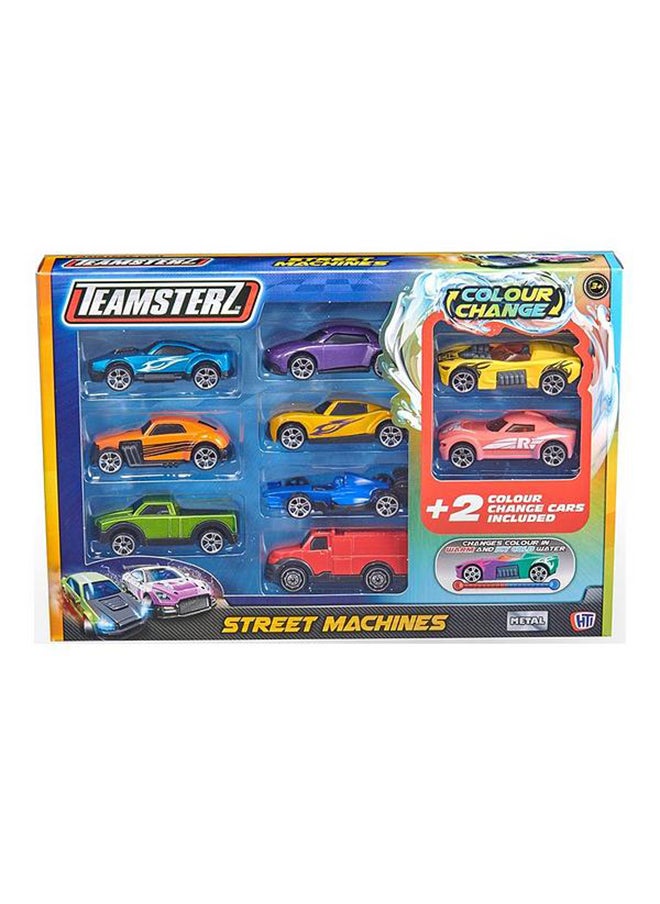 TEAMSTERZ - Teamsterz Street Machines Colour Change Car 9 Pack - Image 1