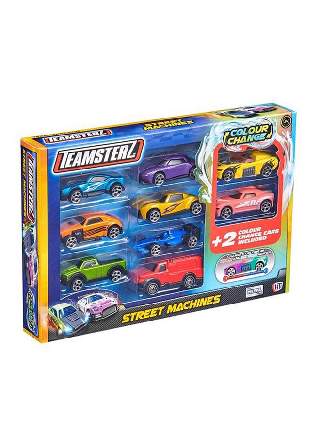 TEAMSTERZ - Teamsterz Street Machines Colour Change Car 9 Pack - Image 1