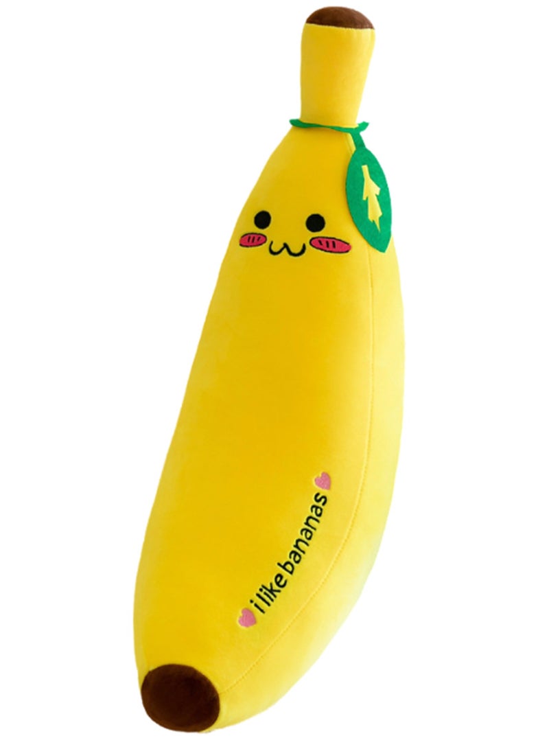 35 CM Cute Cartoon Banana Shape Plush Toy Soft Stuffed Creativity Doll For Girls And Boys All Ages Gift - Image 1