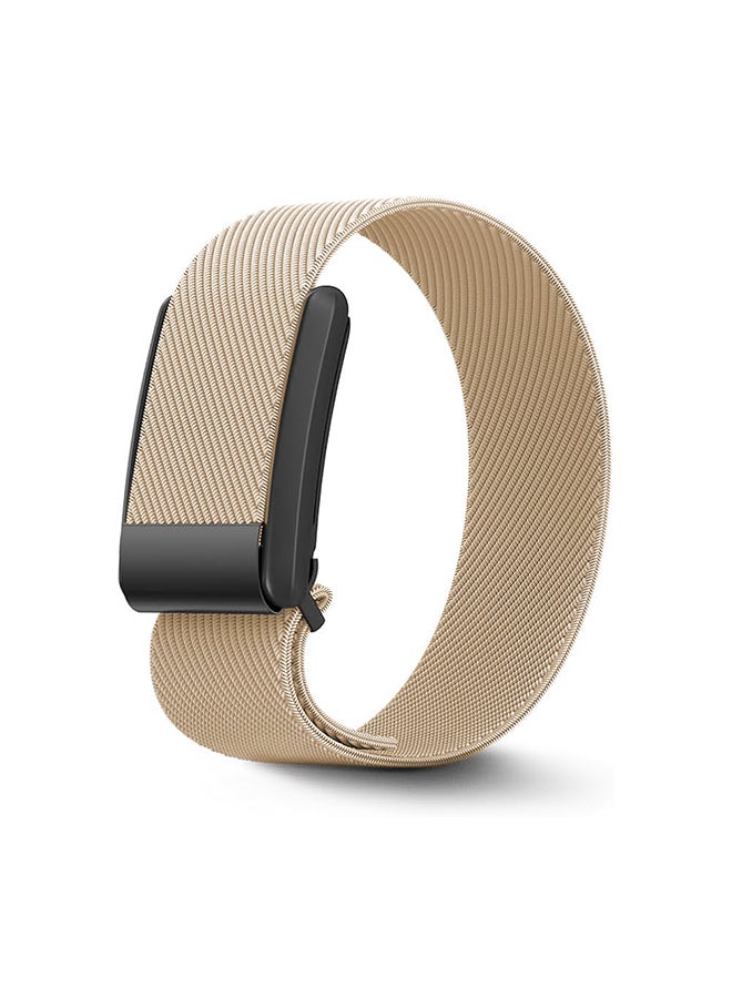 O Ozone Nylon Sport Band For Whoop 4.0 Band, Fast-Drying and Sweat-Wicking, Soft Adjustable Breathable Wristband Strap-Fitness Tracker Accessories- Dark Beige