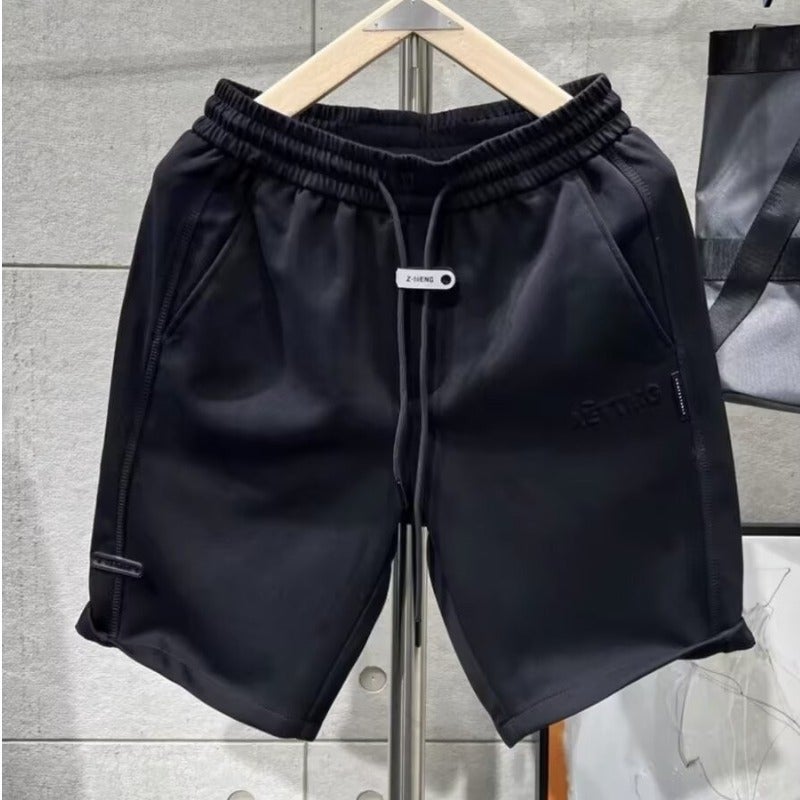 Straight Tube Loose Sports Pants Boys Youth Popular Pants Fashion Fashion Brand Casual Shorts Men'S Wear - Image 1