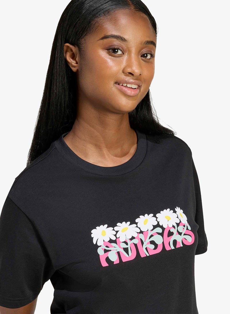 Adidas Soft Side Graphic T-Shirt - Image 3