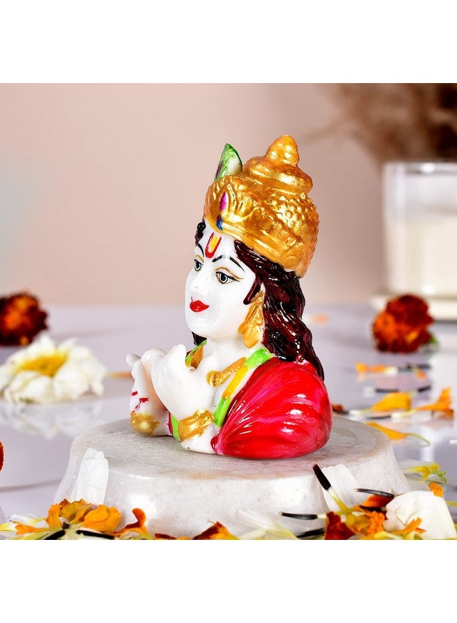 أسينشين مجموعة هدايا راخي من Ascension Rakhi مع Krishna Idol للهدايا هدية Rakshabandhan للأخ وBhabhi Krishna مع مجموعة من 2 هدايا Rakhis Rakhi لمجموعة هدايا Bhaiya Bhabhi - Image 2
