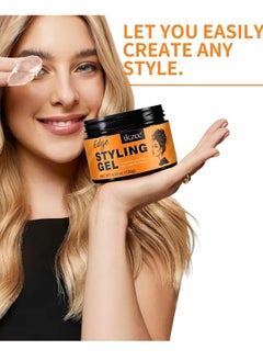 IKZEE 120g Edge Styling Gel Hair Edge Control gel with Honey Extract Anti Frizz Anti Flyaway Non Greasy Edge Style Gel Cream Strong Hold Lasting Shine and Moisturize Hair Wax Natural Hair Gel  - Image 2