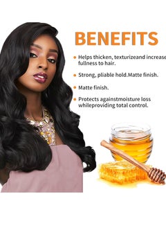 IKZEE 120g Edge Styling Gel Hair Edge Control gel with Honey Extract Anti Frizz Anti Flyaway Non Greasy Edge Style Gel Cream Strong Hold Lasting Shine and Moisturize Hair Wax Natural Hair Gel  - Image 5